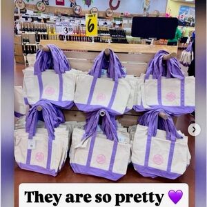 Trader Joe’s Limited Edition Large Lavender Tote Bag